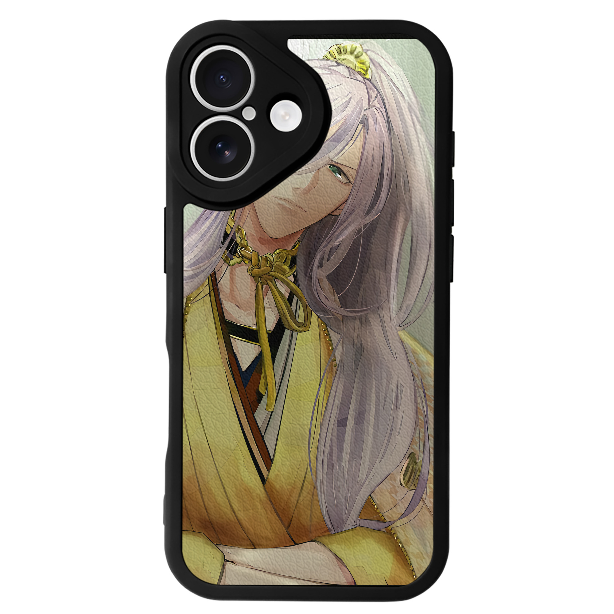（画像用） 刀剣乱舞 Touken Ranbu 【iPhone 16シリーズ対応】シリコンスマホケース（レザー調） 材質：シリコン